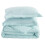 TiaGOC Down Alternative Comforter Set King Reversible Aqua 6