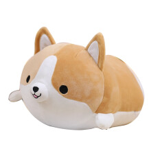 Corgi plush toy soft cartoon animal pillow 1 piece