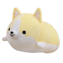 Corgi plush toy soft cartoon animal pillow 1 piece