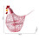 Iron Wire Chicken-Shaped Egg Basket for Kitchen Storage 6