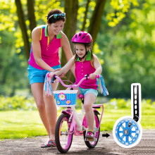 ZYNIC Non-Slip Kids Wheel Supporter Blue 10.24x7.87x2.76 in