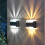 Solar Outdoor Lights IP65 Waterproof 2-Way Lighting 6