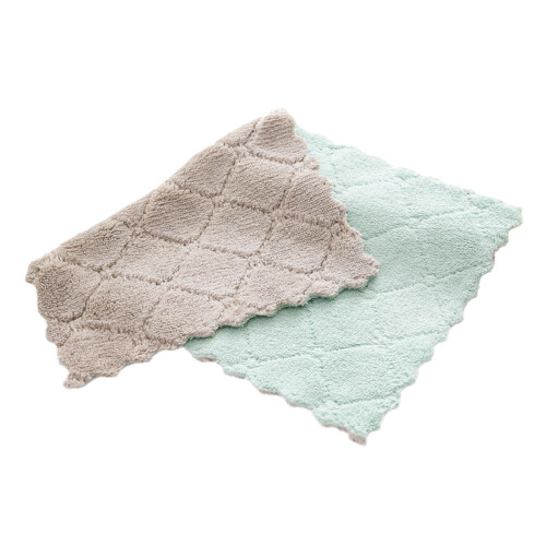 Microfiber Cleaning Rags Absorbent Kitchen Towels 12 Pack