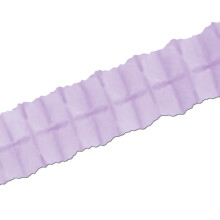 Beistle 3D Leaf Paper Garland Decoration, 4.5" x 12', Lavender