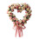 Silk Rose Heart Wreath Fabric Garland 1 Pack 1