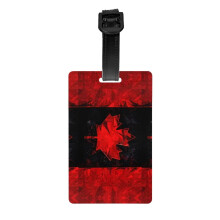 Canada flag luggage tag for travel suitcases 1 pc