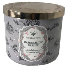 Bougie 3 mèches Marshmallow Fireside de Bath & Body Works