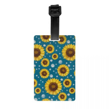 Vincent Sunflowers Luggage Tag Privacy Protection 1pc