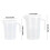 WALFRONT clear plastic measuring cup 500ml 1000ml 6