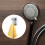 Removable Shower Head Holder with 2 Hooks Adjustable Wall 6