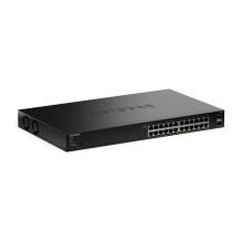 Switch gerenciável Gigabit PoE+ - NETGEAR - S350 26 portas - 24 PoE+ 190W - 2 SFP - Escritório/Rack