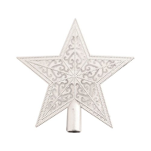 Christmas Tree Topper Gold Glitter Star 5.9 Inch