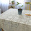 Azerlee cotton crochet floral tablecloth rectangular 55 x 2