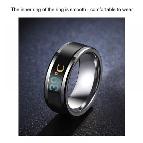 Vanntett temperatursensor smart ring størrelse 9-13 1