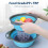 Collapsible Colander Set Heat-Resistant 3-Piece Blue 4