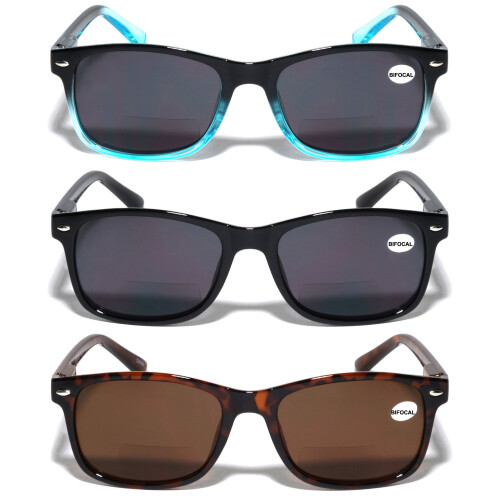 Bifocal Sunglasses UV400 Protection +1.50 3 Pair 1