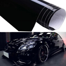 Black Vinyl Car Wrap Decal with Air Release