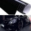 Black Vinyl Car Wrap Decal with Air Release 1