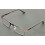 Men's Optical Frame Rectangular Metal +3.25 144mm 5