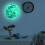 Moon Wall Decal Glow-in-the-Dark 3D Large 1