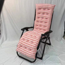 WSYW rocking lounge chair cushion 63 inch red lattice