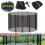 Trampoline safety net enclosure for 10 ft frames, 8-pole 1