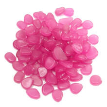 Fluorescent aquarium pebbles glow stones 100 pcs