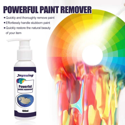 Paint Remover Paste and Spray for Metal Latex and Tree Sap