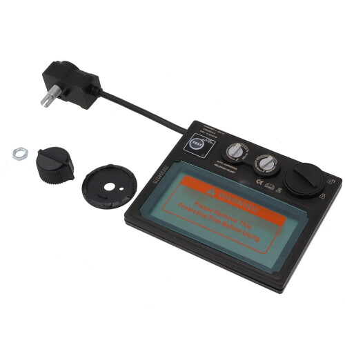 Solar Pro welding helmet with auto-darkening lens
