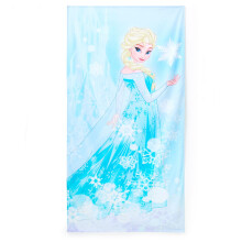 Asciugamano da Spiaggia Elsa Disney Store con Arte di Elsa - 29" x 58" - Morbido e Assorbente