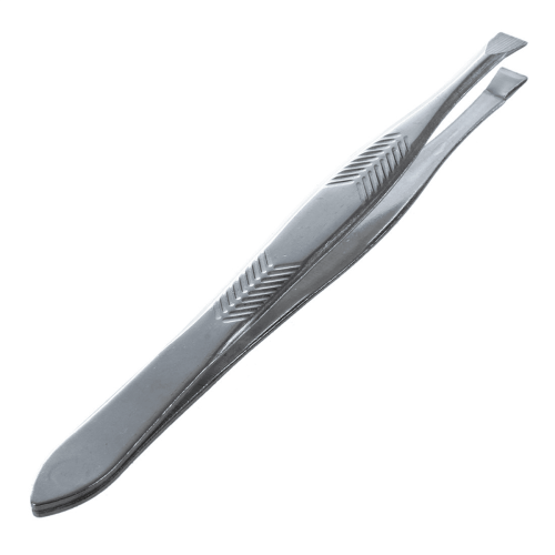 Stainless Steel Eyebrow Tweezer Silver Tone 2 Pack 1