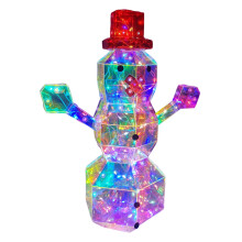 Christmas snowman ornament LED light-up USB powered