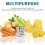 Mini Cheese Grater Stainless Steel 4-Sided 3 pcs 6