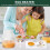 Electric Garlic Chopper 250ml 2-in-1 Mini Food Processor 7