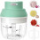 Garlic Chopper Electric 250ml 2-in-1 Mini Food Processor 8