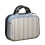 Makeup Storage Organizer ABS Travel Cosmetic Case Silver 1
