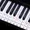 Piano key letter note stickers 88/61 keys transparent 1