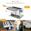 Manual Pasta Maker Stainless Steel 6 Thickness Settings 5