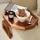 Wood Sofa Armrest Tray Octagonal 1 Piece 1