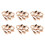 Leaf Napkin Rings for Table Decoration 6 pcs 1
