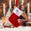 White Cuff Monogram Christmas Stocking Embroidered 1 Pack 1