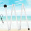 Beach canopy pole foldable 6.6 ft 8