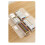 Plastic pencil box extra large stackable translucent black 4