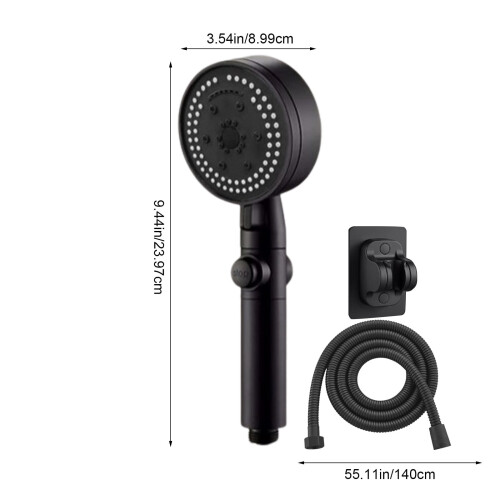 Vankin high-pressure handheld shower 8 spray modes 1