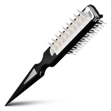 Peine para dar volumen al cabello instantáneo, cepillo tipo tiburón, peine de peinado portátil para peluquería y para aumentar el volum