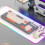 Washranp gaming keyboard LED backlit mechanical quiet 98-key 2