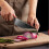 Ensemble de couperets de chef japonais Hezzwei en acier de Damas 6