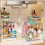 Under Sink Organizer White Height Adjustable 2-Tier 8