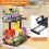 Under Sink Organizer White Height Adjustable 2-Tier 3