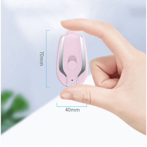 Mini Portable Power Supply 1500mAh Type-C Keychain Charger 2